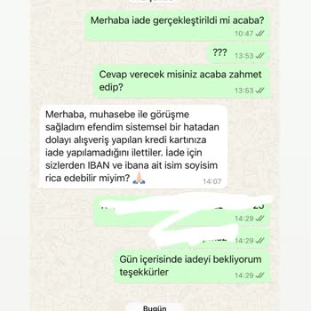 İade Sürecindeki Sorunlar Ve Kalitesiz Hizmet