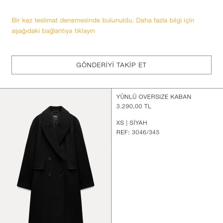 Zara Siparişimde Kargo Sorunu: İletişimsizlik Ve Teslimat Problemi