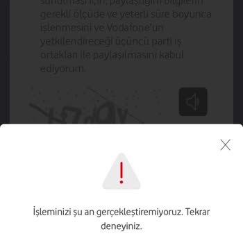 Vodafone FreeZone Kayıt Sorunu
