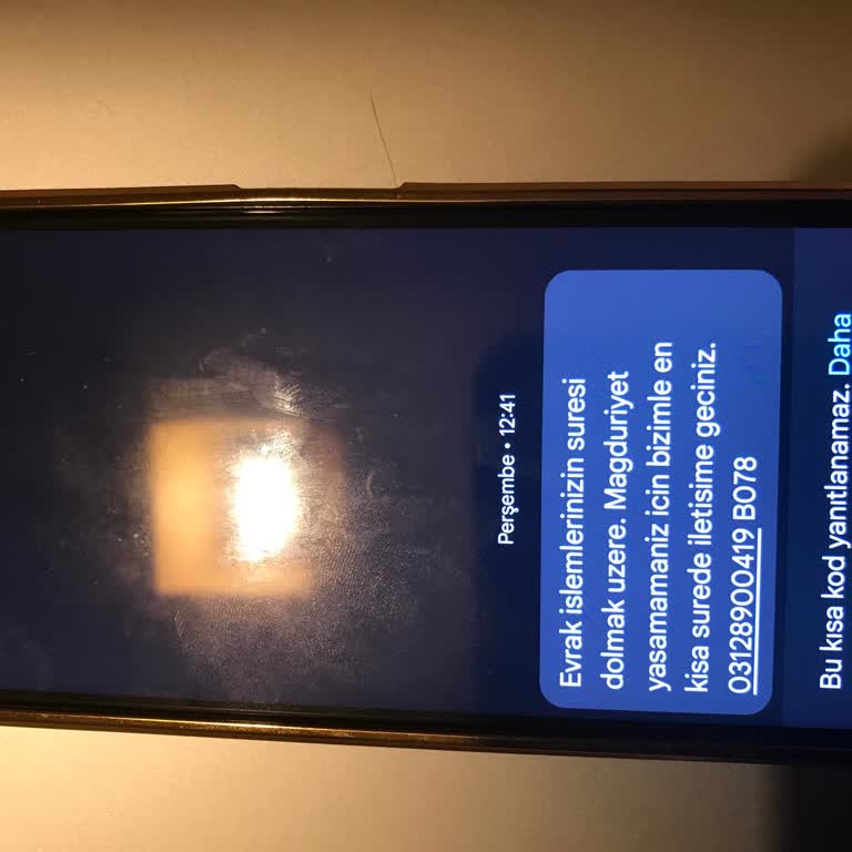 Asılsız Hukuk Bürosu Mesajıyla Mağduriyet