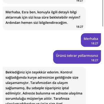 Yanlış Numara Nedeniyle İptal Edilen Sipariş Ve İade Sorunu