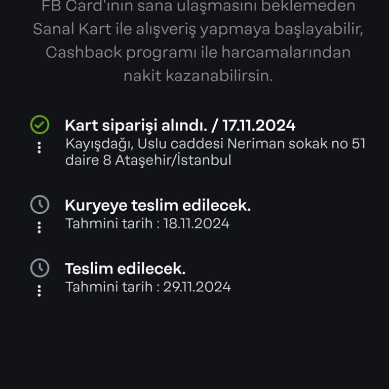 Papara FB Kart Siparişim Neden Hâlâ Gelmedi?