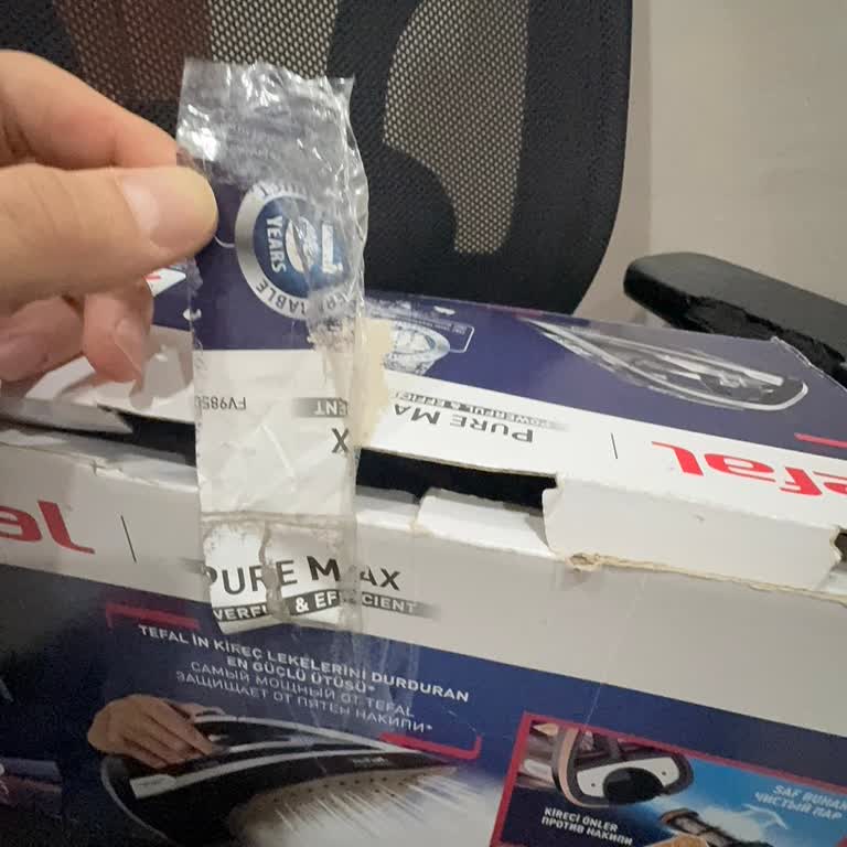 Sıfır Tefal Ütü Çalışmıyor Ve Destek Alamıyorum