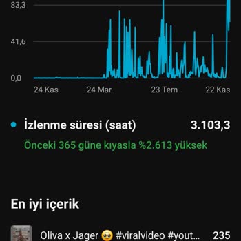 Youtube Studio'da İzlenme Saati Sorunu