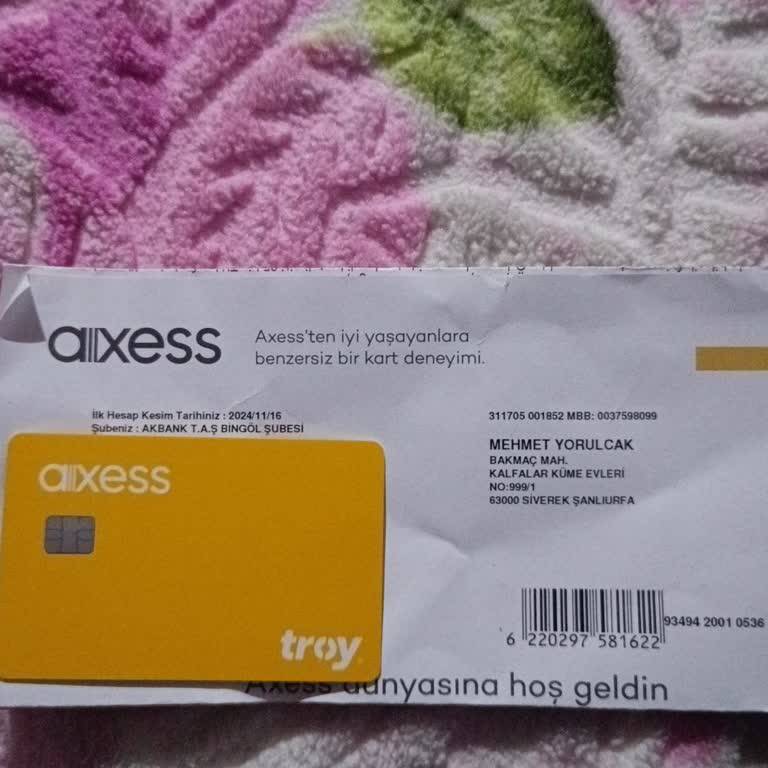 İzinsiz Gönderilen Banka Kartı Şoku