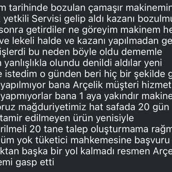 Arçelik Servis İlgisizliği Ve Çözüm Eksikliği