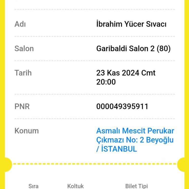 Tiyatro Salonunu Bulamama Mağduriyeti