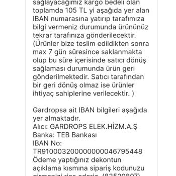Gardrops'ta İade Edilen Ürünüm Neden Geri Gönderilmiyor