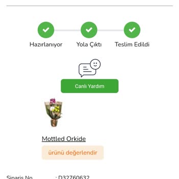 Çiçek Siparişi Teslim Edilmedi, Yanıltıcı Bilgi Verildi