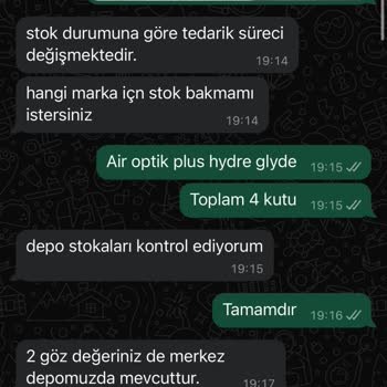 Stok Bilgisi Yanıltması Ve Geciken Teslimat