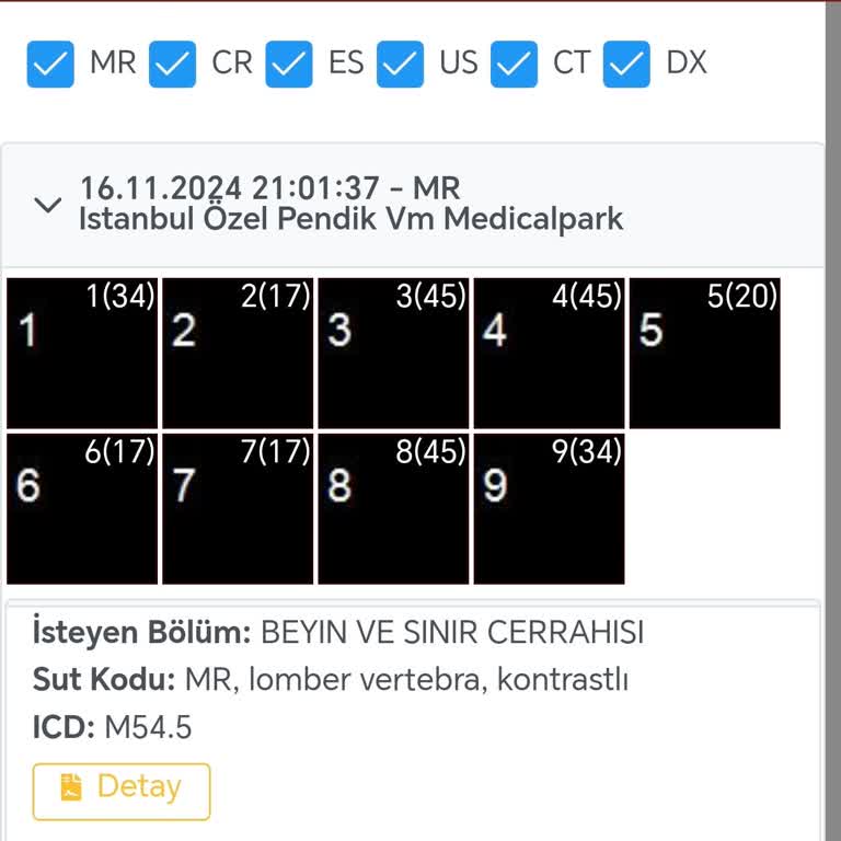 Medical Park Hastanesi'nde Rapor Yükleme Sorunu