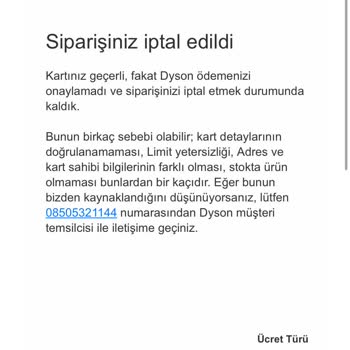 Dyson Ürün Ve Müşteri Hizmetleri Hayal Kırıklığı