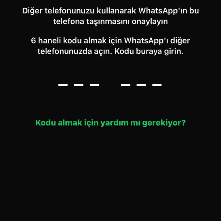 WhatsApp Hesap Aktarma Sorunu