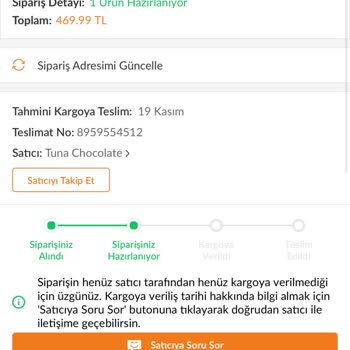 Trendyol'dan Sipariş Verdiğim Ürün Günlerdir Kargolanmadı