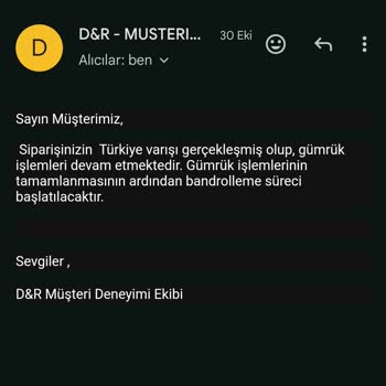 D&R Online Siparişinde Uzayan Teslimat Ve Hasarlı Ürün Sorunu
