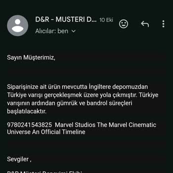 D&R Online Siparişinde Uzayan Teslimat Ve Hasarlı Ürün Sorunu