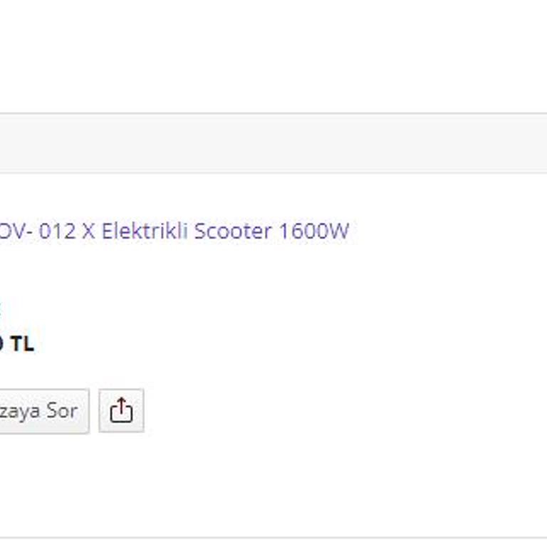 Onvo Yeni Alınan Scooter'ın Motor Arızası Hayal Kırıklığı Yarattı