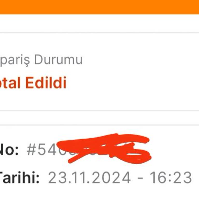 Randevulu Siparişin İptali İle Mağduriyet