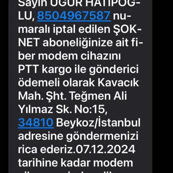 Haksız Modem İade Talebi Ve İletişim Sorunu