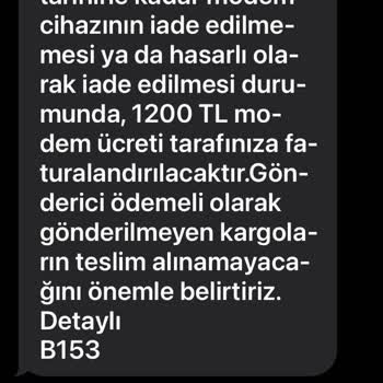 Haksız Modem İade Talebi Ve İletişim Sorunu
