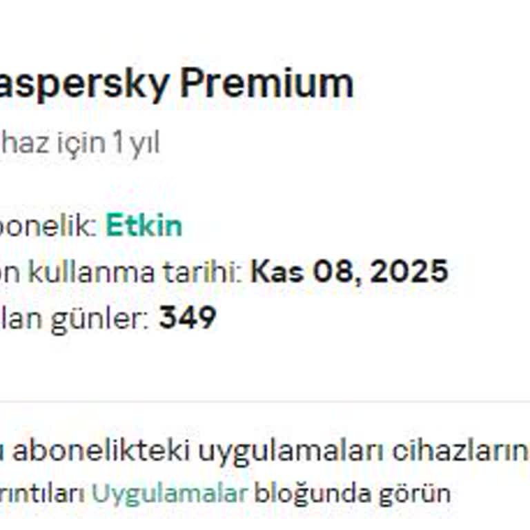 Kaspersky Premium İle Yaşadığım Performans Sorunları Ve İade Talebi