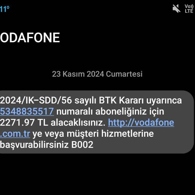 Vodafone Alacak Sorunu: E-Devlet Üzerinden Tahsil Edilemiyor