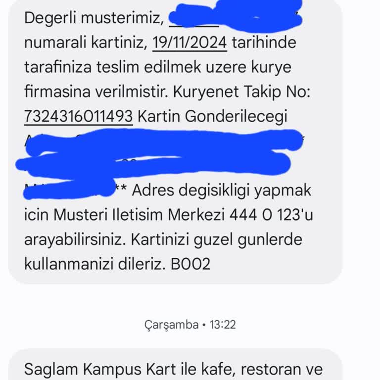 Kuryenet'in Banka Kartı Teslimatındaki Sorunlar Ve Tutarsız Açıklamalar