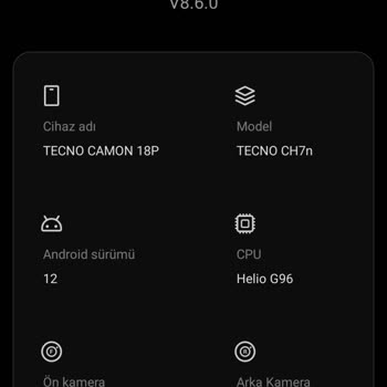 Tecno Camon 18P'nin Güncelleme Sorunu