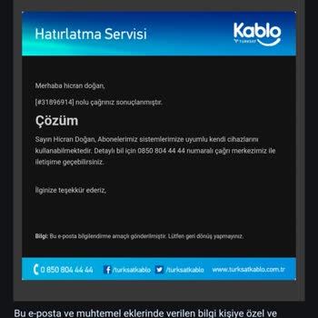 Kablo Net Modem Sorunu: Mağduriyetim Giderilmiyor