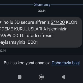 Kredi Kartımdan İzinsiz Çekim!