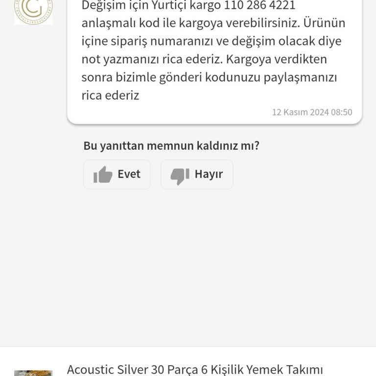 Yanlış Ürün Değişiminde Mağduriyet