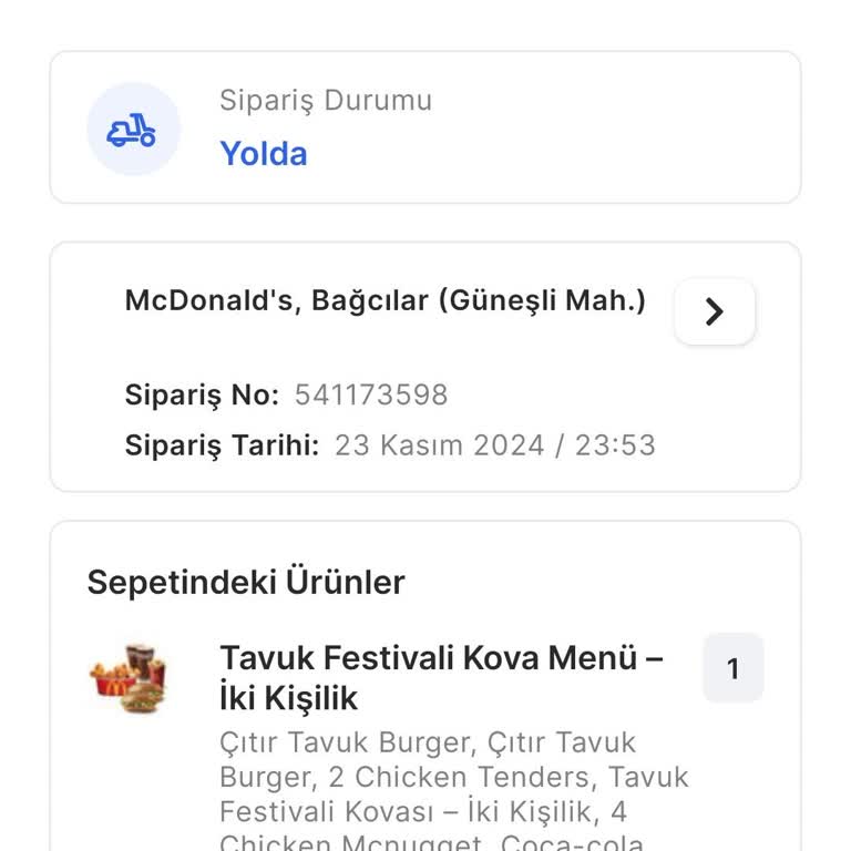Migros Yemek Siparişinde Yaşanan Karışıklık