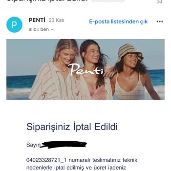 Penti'nin Kampanya İptalleri Ve Geciken Siparişler Sorunu