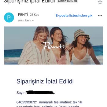 Penti'nin Kampanya İptalleri Ve Geciken Siparişler Sorunu