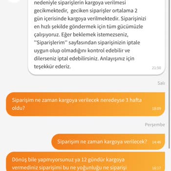 Trendyol'da Uzayan Sipariş Süreci Ve İletişimsizlik