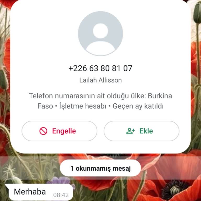 WhatsApp Üzerinden Gelen Şüpheli Mesaj Ve Güvenlik Endişesi