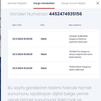 Teslim Edilmeden Teslim Mesajı: Aras Kargo Şaka Şubesi'nin Sorunları