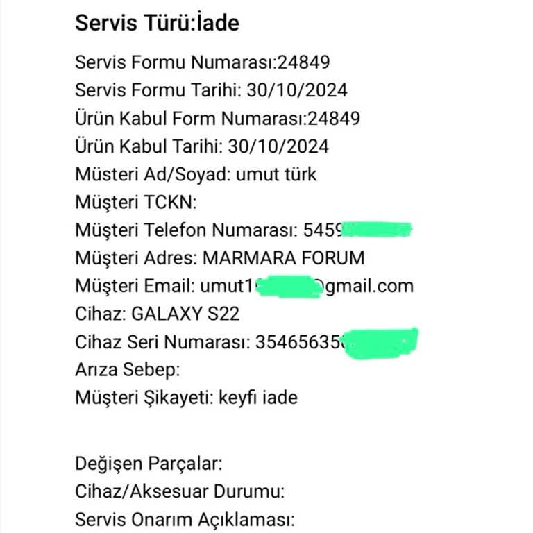 Bozuk Batarya Ve Geciken Para İadesi Mağduriyeti