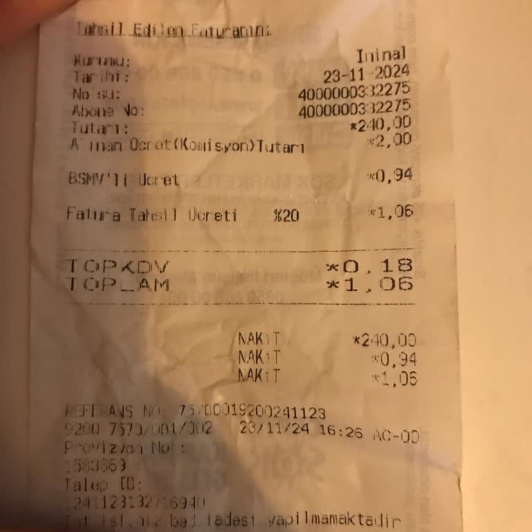 Eksik Para İadesi Ve İletişim Sorunu