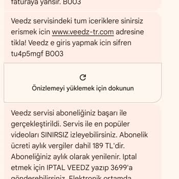 Yanlışlıkla Onaylanan Abonelik Ücreti Mağduriyeti