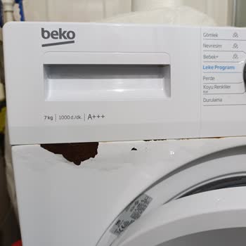 Paslanan Çamaşır Makinesi Ve Yetersiz Servis Desteği