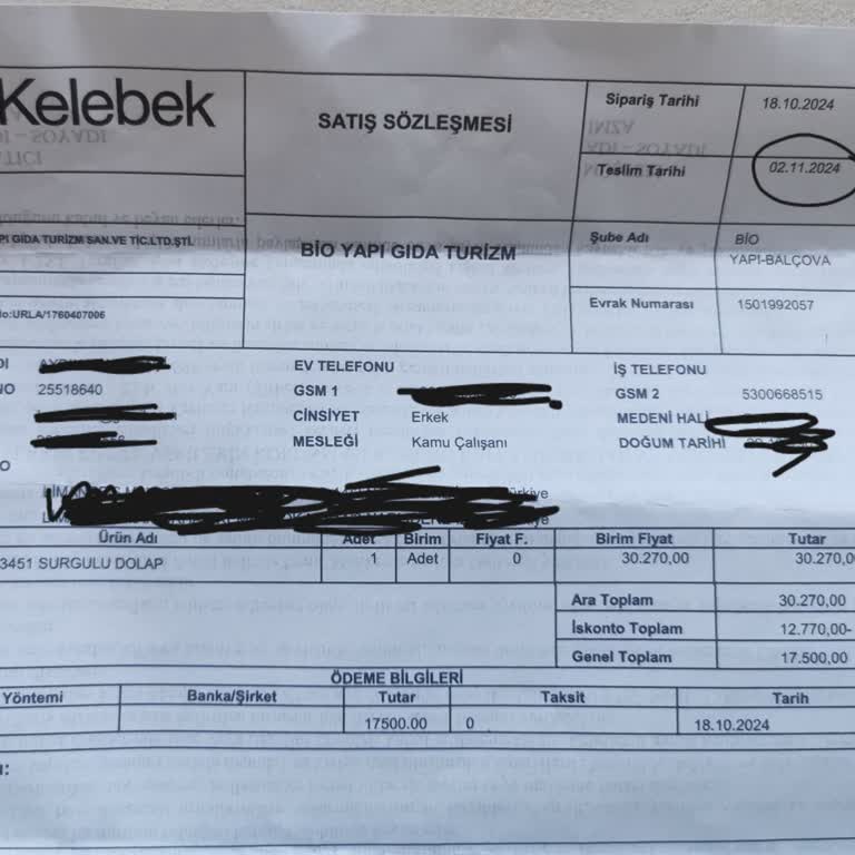 Kelebek Mobilya'dan Geç Teslimat Ve İlgisizlik Sorunu