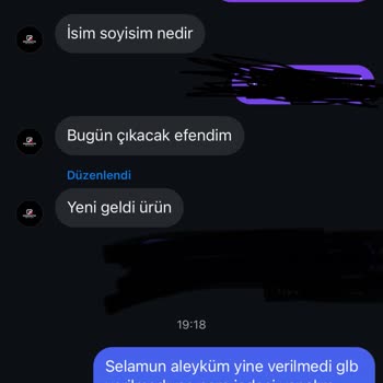 Kargoya Verilmeyen Sipariş Sorunu