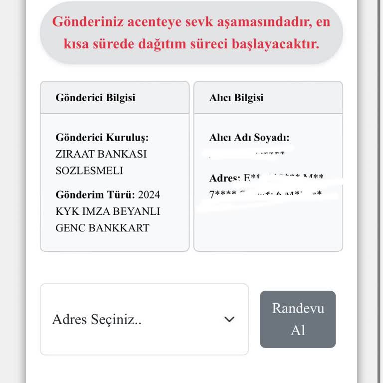 Kargomun Teslim Edilmemesi Ve İletişim Eksikliği
