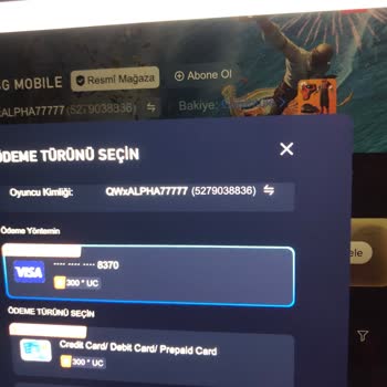 Yanlış ID İle UC Yükleme Sorunu