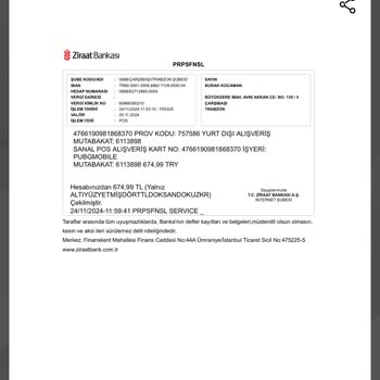 Yanlış ID İle UC Yükleme Sorunu