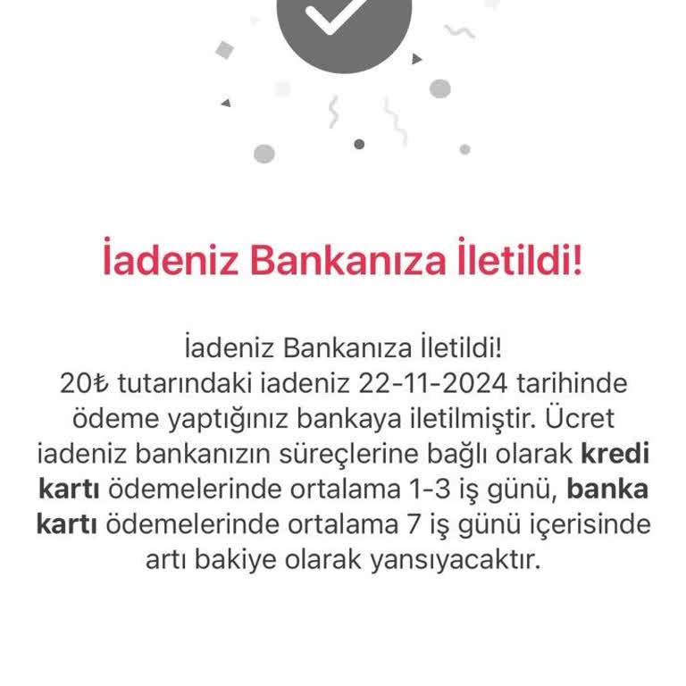 Eksik Menü Ve Yanlış İade