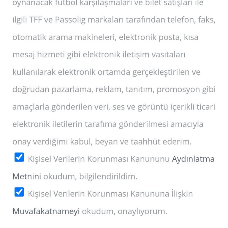 Passolig Başvurusunda Sürekli Hata Ve Donma Problemi
