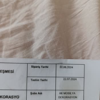 Doğtaş'tan Aldığımız Mobilyalarda Sürekli Sorunlar