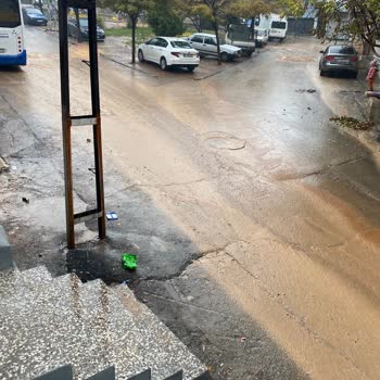 Gaziantep'te Mahalle Yolları Çamur İçinde